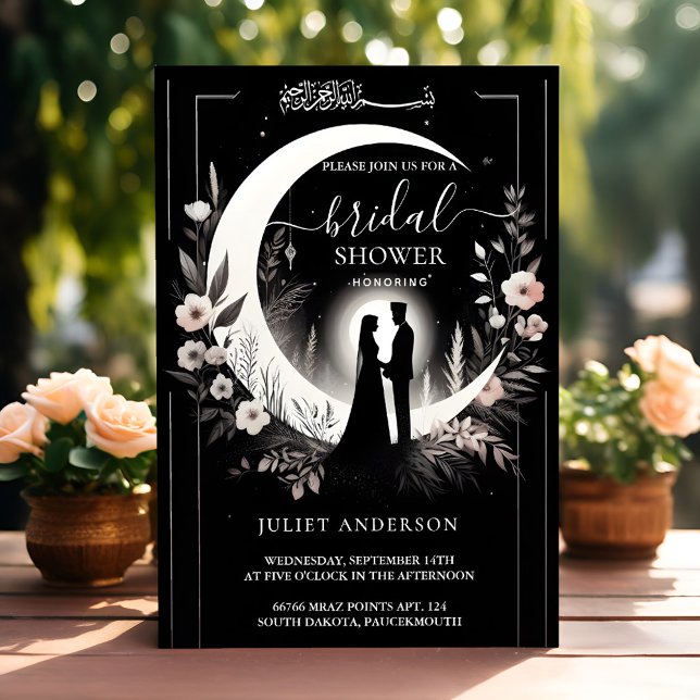 Invitation Obtenir Islam Nikah arabe Walima Fête des mariées  (Créateur téléchargé)