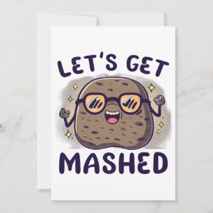 Invitation Obtenons des pommes de terre purées