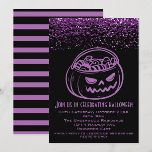 INVITATION OBTENONS L'INVITATION ÉFFRAYANTE DE LA FÊTE HALLOW