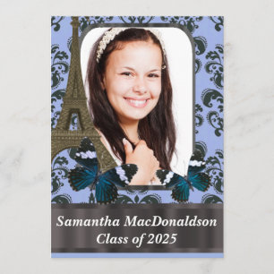 Invitation Obtention du diplôme de photo de Paris et de