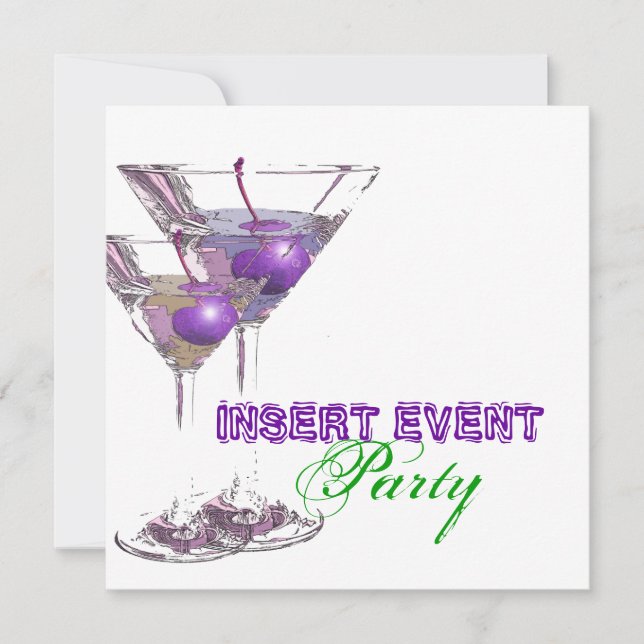 Invitation Occasion élégante et stylée PERSONNALISER (Devant)