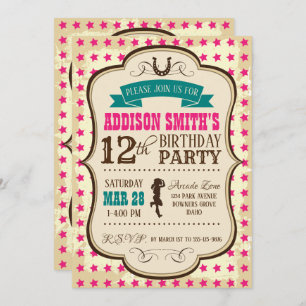 Invitation Occidentale Cowgirl