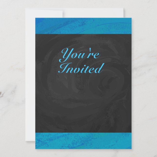 Invitation Ocean Blue Party (Devant)