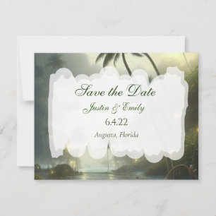 Invitation Océan et Palmiers Mariage Serein Enregistrer les D