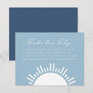 Invitation OCEANSIDE Tropical Beach Livres Pour Baby Card