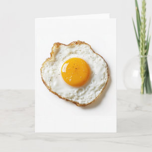 Invitation Oeuf parfaitement frit avec des arêtes de croupe e