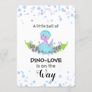 Invitation *~* Oeufs d'incubation Dinosaure Baby shower Invit