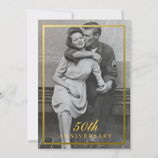 Invitation officielle du 50e anniversaire (Devant)
