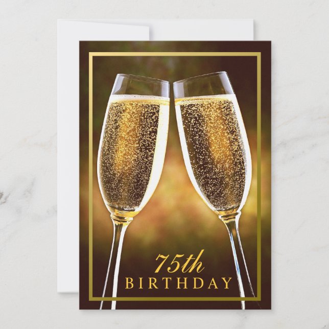 Invitation officielle du 75e anniversaire (Devant)