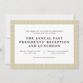 Invitation officielle pour événement d'entreprise