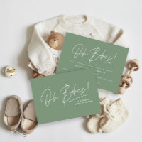 Oh Babies script de douche moderne sauge vert