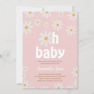 Invitation Oh Baby Daisy Baby shower