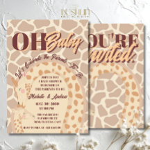 Oh Baby Giraffe Baby Shower Safari Theme