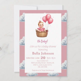 Invitation Oh Baby Shower 