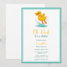 Oh canard, c’est un bébé ! Beau Baby shower
