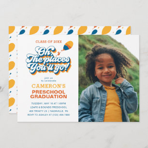 Invitation Oh, Les Endroits Où Tu Vas Aller ! Photo d'obtenti