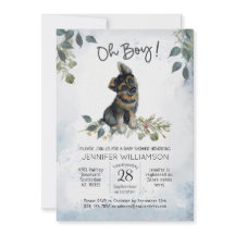 Oh mon Dieu ! Garçon bébé berger allemand