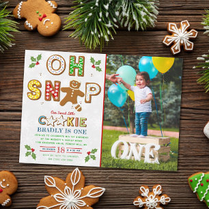 Invitation Oh, Snap ! Gingerbread Cookie N'importe quel âge A