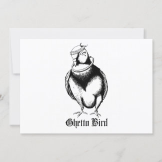 Invitation Oiseau du Ghetto