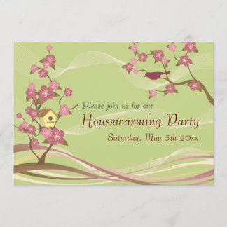 Invitation Oiseau House House House House Houseclimate Party