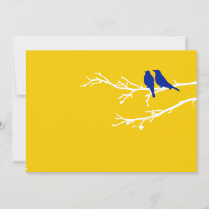Invitation oiseaux mod
