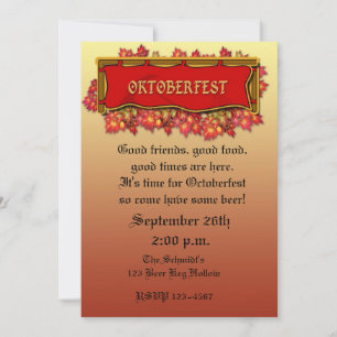 Invitation Oktoberfest