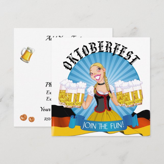 INVITATION OKTOBERFEST (Devant / Derrière)