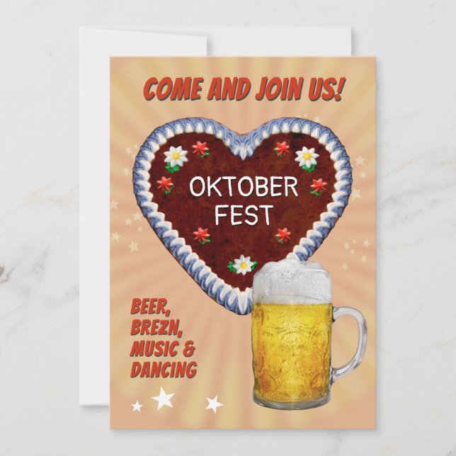 Invitation Oktoberfest (Devant)