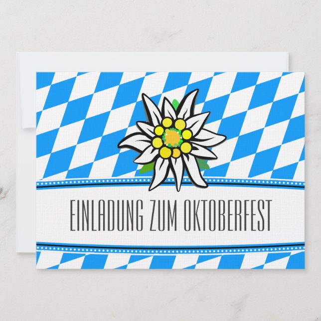 Invitation Oktoberfest Einladung (Devant)