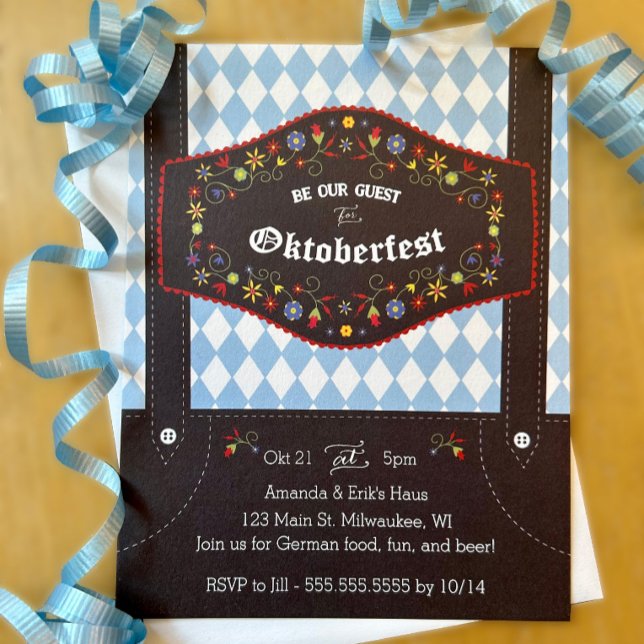 Invitation Oktoberfest (Octoberfest) Allemagne (Créateur téléchargé)