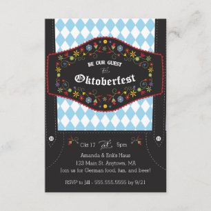 Invitation Oktoberfest (Octoberfest) Allemagne