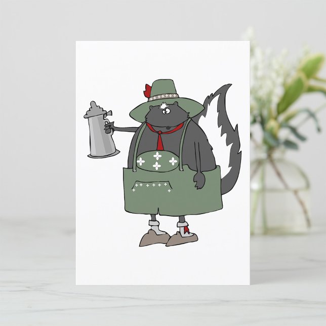 Invitation Oktoberfest Skunk (Créateur téléchargé)