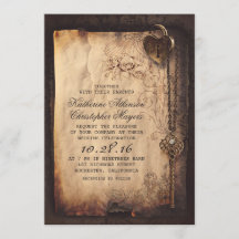 Old Skeleton Key Vintage et Mariage gothique