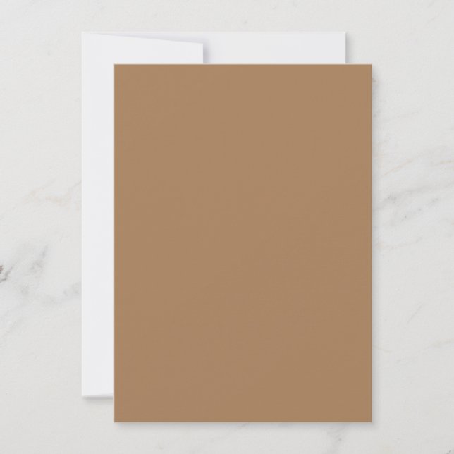 Invitation Olive Gris, Taupe Pale, Sable Basse, (Devant)