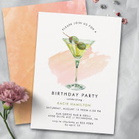 Olive Martini | Fun Cocktail Party Adulte Annivers