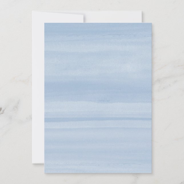 Invitation Ombre couleur bleu marine (Devant)