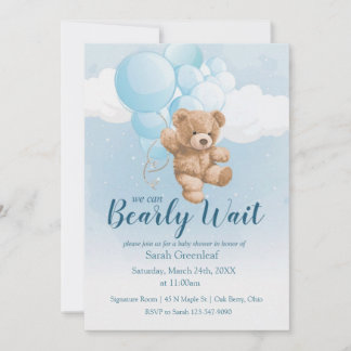 Invitation On peut attendre - Baby Boy