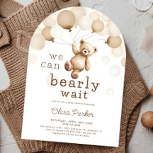 On Peut Attendre Teddy Bear Baby shower Arche