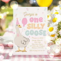 One Silly Goose 1er Anniversaire fête Printemps An