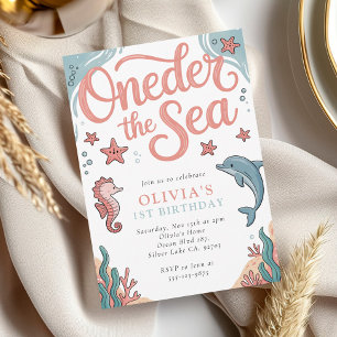 Invitation Oneder Sea Ocean 1er Anniversaire