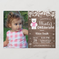 Onederland Ours polaire 1er anniversaire