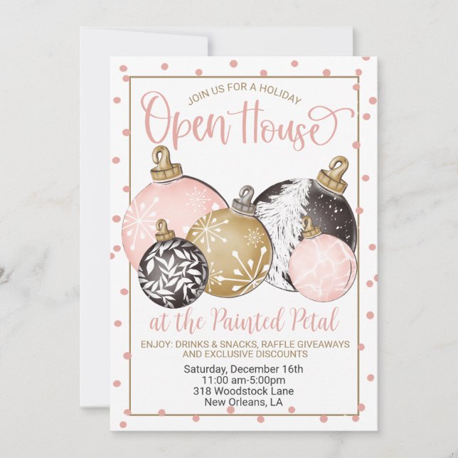 Invitation Open House (Devant)