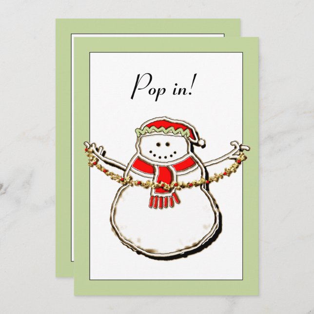 Invitation Open House (Devant / Derrière)