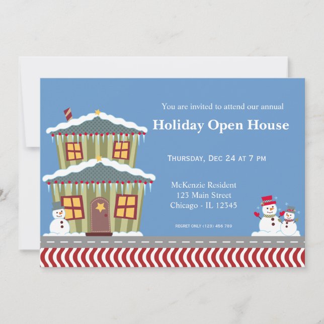 Invitation Open House (Devant)