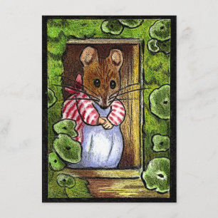Invitation Open House : Mme Tittlemouse à la porte
