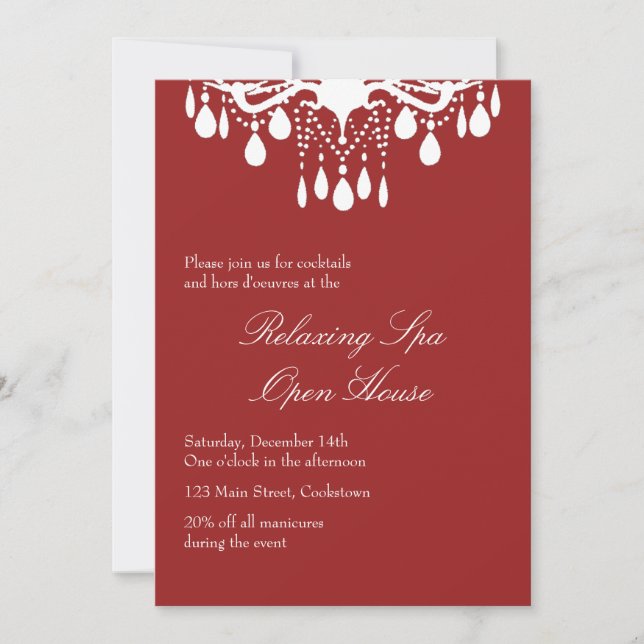 Invitation Open House Red Grand Ballroom (Devant)