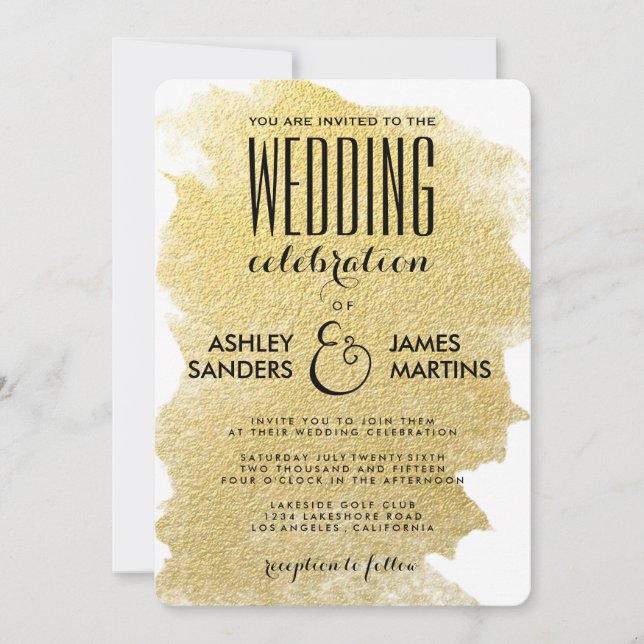 INVITATION OR FAUX MODERNE (Devant)