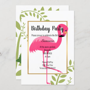 INVITATION OR ROSE ROSE BLANC FLAMANT ROSE CLAIR