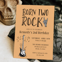 Orange et Black Born Two Rock Guitare 2e anniversa