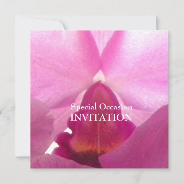 Invitation Orchidées Flying Wings/Invitations de toutes les o (Devant)